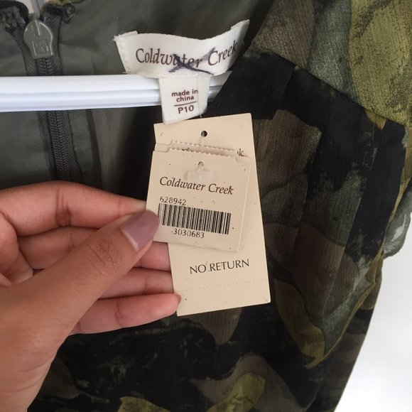 Coldwater Creek Green Summer Dress - Picture 3 of 4